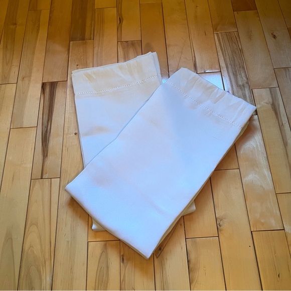 Elegant Room Darkening Window Curtains-Greyish White-Set of 2 Panels-W42” x L36” - Picture 4 of 8